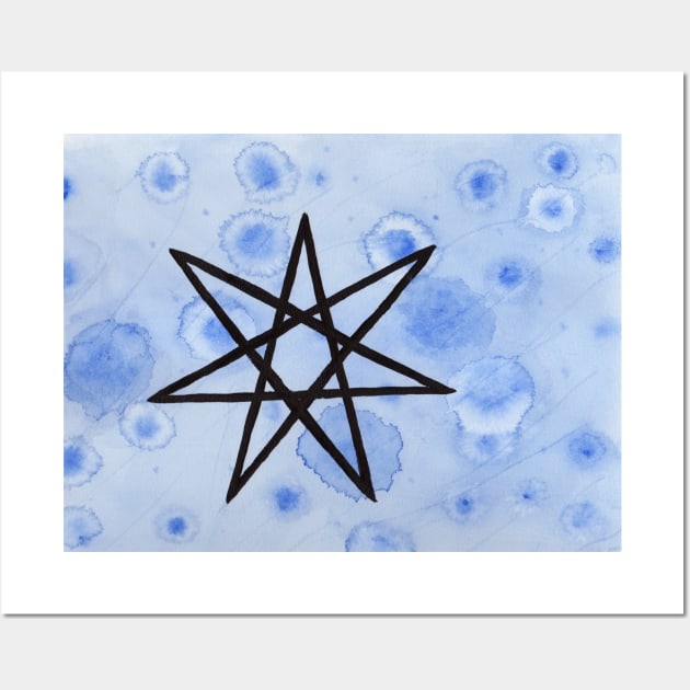 Elven Star Wall Art by lindaursin